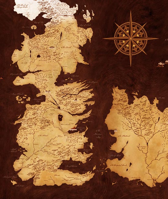 Mapa de Westeros